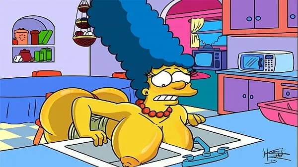 عرض The Simpsons Hentai - Marge Sexy (GIF إجمالي الأفلام