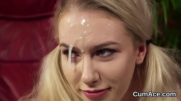 แสดงภาพยนตร์ทั้งหมด Frisky sex kitten gets sperm load on her face swallowing all the jizz เรื่อง