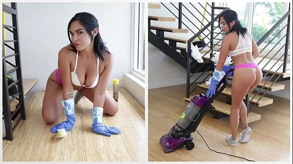 Mostra BANGBROS - My Dirty Maid Selena Santana pulisce la mia casa e il mio grosso cazzo film in totale