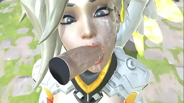 Tampilkan Overwatch Mercy Facials & Blowjob Gameplay - True Facials 0.27 total Film