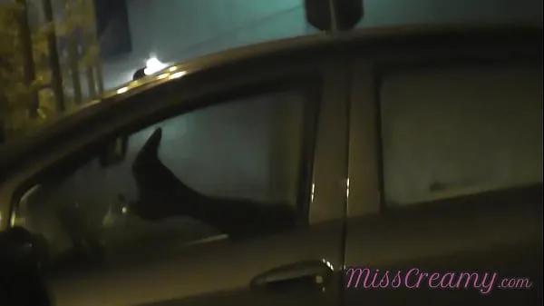 Show Sharing my slut wife with a stranger in car in front of voyeurs in a public parking lot - MissCreamy total Movies