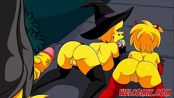 Show Halloween night with sex - The Simptoons total Movies