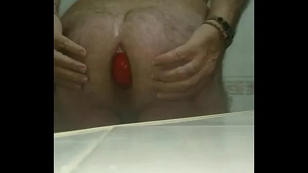 عرض Huge 12cm wide Red Football in my Ass and Gaping my Slack Hole إجمالي الأفلام