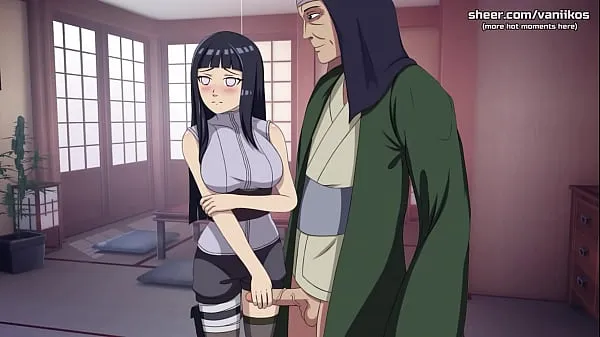 Afficher Naruto : Dresseur de Kunoichi | La jeune femme aux gros seins Hinata Hyuga branle la bite du vieil homme pour prouver qu'elle est une vraie Shinobi | Mes moments de jeu les plus sexy | Partie 1 films au total