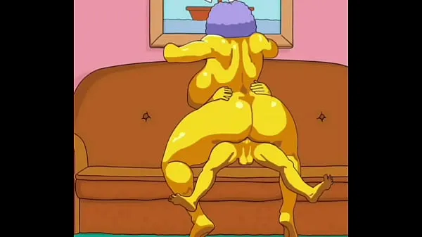 Vis totalt Selma Bouvier from The Simpsons gets her fat ass fucked by a massive cock filmer