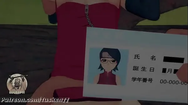 Mostra Sarada Uchiha Gets Spitroasted by two big cocks film in totale