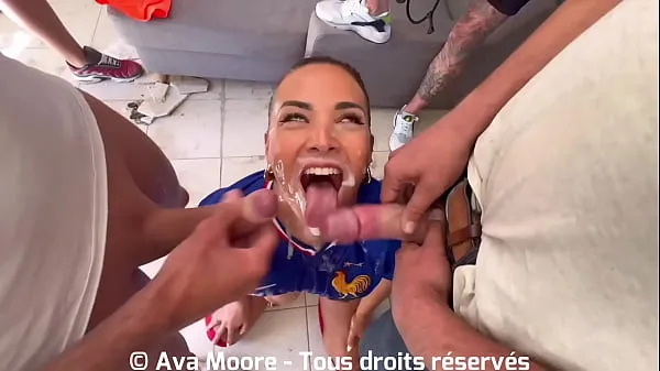 แสดงภาพยนตร์ทั้งหมด GIANT BUKKAKE - French Slut Sucks Strangers for Euro 2024 of Football เรื่อง